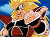 Raditz as a SSj with one hand raised.